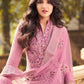 Salwar Suit Viscose Pink Jacquard Work Salwar Kameez