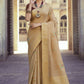 Trendy Saree Art Silk Beige Meenakari Saree