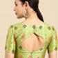 Blouse Banarasi Jacquard Sea Green Weaving Blouse