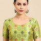 Blouse Banarasi Jacquard Sea Green Weaving Blouse