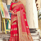 Traditional Saree Banarasi Silk Magenta Weaving Saree