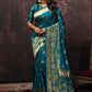 Classic Silk Blue Weaving Saree