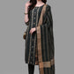 Pant Style Suit Cotton Teal Weaving Salwar Kameez