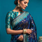 Classic Silk Blue Weaving Saree