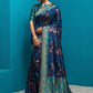 Classic Silk Blue Weaving Saree