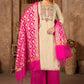 Trendy Suit Cotton Cream Magenta Weaving Salwar Kameez