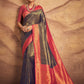 Classic Silk Blue Weaving Saree