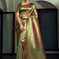 Classic Kanjivaram Silk Green Weaving Saree