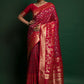Contemporary Silk Red Weaving Saree