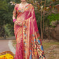 Traditional Saree Silk Hot Pink Weaving Saree