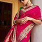 Trendy Saree Silk Rani Weaving Saree