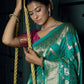 Classic Banarasi Silk Green Weaving Saree