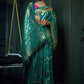 Classic Banarasi Silk Green Weaving Saree