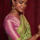 Classic Silk Green Weaving Saree