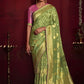 Classic Silk Green Weaving Saree