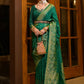 Classic Silk Green Weaving Saree