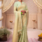 Classic Georgette Green Weaving Saree