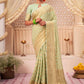 Classic Georgette Green Weaving Saree