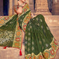 Classic Silk Green Weaving Saree