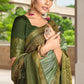 Designer Silk Viscose Green Weaving Saree
