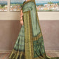 Designer Silk Viscose Green Weaving Saree
