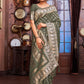 Traditional Saree Banarasi Silk Grey Weaving Saree