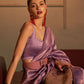 Trendy Saree Handloom Silk Lavender Weaving Saree