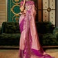 Classic Handloom Silk Rani Weaving Saree