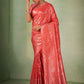 Traditional Saree Kanjivaram Silk Red Weaving Saree