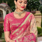 Trendy Saree Kanjivaram Silk Cream Weaving Saree