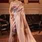 Contemporary Jacquard Mauve Digital Print Saree