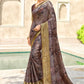 Classic Silk Viscose Mauve Weaving Saree