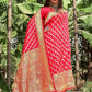 Traditional Saree Banarasi Silk Fuchsia Weaving Saree