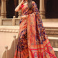 Contemporary Silk Purple Weaving Saree