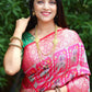 Contemporary Patola Silk Pink Weaving Saree