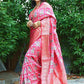 Contemporary Patola Silk Pink Weaving Saree