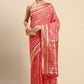Classic Soft Cotton Pink Weaving Saree