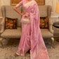 Trendy Saree Handloom Silk Pink Weaving Saree