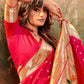 Trendy Saree Pure Silk Rani Weaving Saree