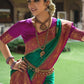 Contemporary Satin Silk Purple Rama Weaving Saree