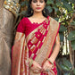 Traditional Saree Banarasi Silk Rani Weaving Saree