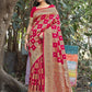 Traditional Saree Banarasi Silk Rani Weaving Saree