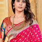 Classic Silk Red Weaving Saree