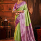 Classic Kanchipuram Silk Green Weaving Saree