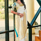 Classic Silk Off White Weaving Saree