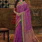 Classic Silk Purple Weaving Saree