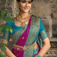 Classic Satin Silk Purple Weaving Saree