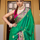 Classic Silk Green Weaving Saree