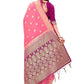 Classic Silk Pink Weaving Saree