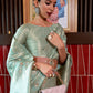 Contemporary Silk Green Weaving Saree